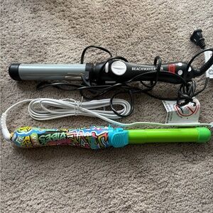 Beachwaver Co. Curling Iron and Colorful Hair Tool Set